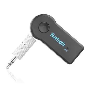 Адаптер беспроводного приемника Bluetooth 4.1 Стерео Разъем 3,5 мм для автомобильной музыки, аудио Гарнитура Aux Для приема громкой связи для наушников