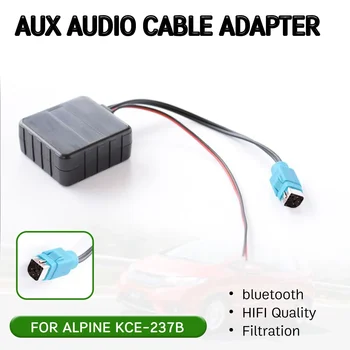 кабель-адаптер Bluetooth Aux-приемника с микрофоном, беспроводной аудиоинтерфейс качества Hifi для Alpine 2009 + CDE-W203Ri для KCE-237B