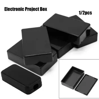 Горячий черный АБС-пластик, Высококачественные корпуса, Водонепроницаемая крышка, футляр для проектных инструментов, Электронная проектная коробка.