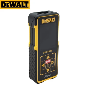 Лазерный Дальномер DEWALT DW0330S Bluetooth IP54 Дальность действия 100 М Измерение с Резиновой Защитой Голый Инструмент