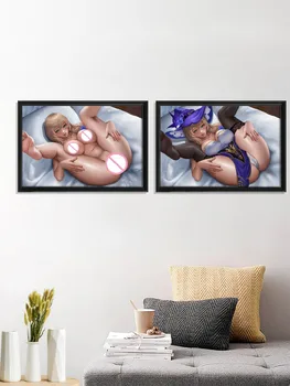 Lisa Sexy Nude Game Kawaii Genshin Impact Аниме Арт-Плакат Картина Украшение дома Декор стены Гостиной-Спальни На заказ