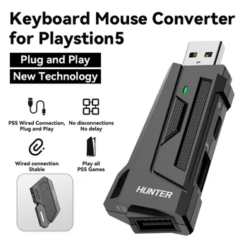 Ключевое слово Mouse Adapter Plug Play Игровые Консоли Игровые Аксессуары Клавиатура Мышь Конвертер Совместимый С Игровыми Консолями PS5