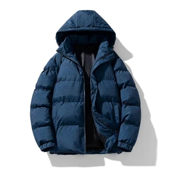 Зимняя куртка Мужская Уличная с капюшоном, Утепленная Мужская Зимняя куртка, ветровка, пальто с негабаритным теплым принтом, мужские пуховики, пальто