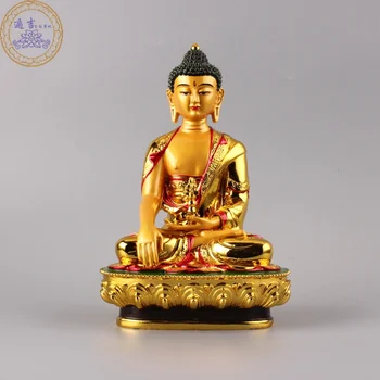 Будда Санбао Не Двигается Кинг-Конг Не Двигается Будда Тантра Акшобхья Пять Дхьяни-Будд Смоляной Позолоченный Будда Учжи