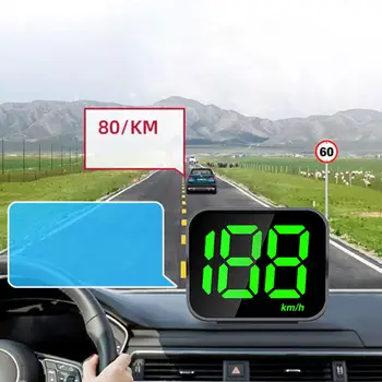Спидометр с головным дисплеем Bluetooth M1, автомобильные часы с крупными шрифтами, цифровой дисплей скорости Км/ч, одометр для автомобилей с автомобильным зарядным устройством