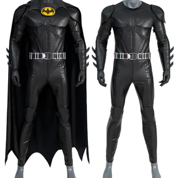 Одежда для ролевых игр, Карнавал, Хэллоуин, мужской костюм Майкла Китона, версия костюма супергероя для косплея, настраиваемый