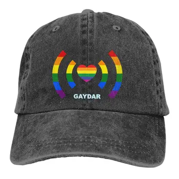 Однотонные папины шляпы Pride серии Gaydar Женская шляпа с солнцезащитным козырьком бейсболки LGBT Pride Peaked Cap