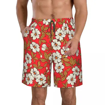 Летние мужские шорты с 3D-принтом, пляжные, гавайские, для отдыха, домашние шорты с завязками