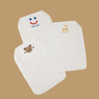 Детское полотенце, впитывающее пот, 2-слойное мультяшное полотенце для спины в детском саду, детское полотенце для пота для малышей