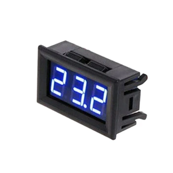 Термометр со светодиодным цифровым дисплеем DC 12V-50-110 Градусов Цельсия, измеритель температуры автомобиля
