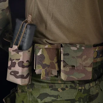 Тактическая военная поясная сумка Molle для охоты на открытом воздухе, стрельбы, продуктовой сумки, езды на велосипеде, кемпинга, аварийного набора для выживания, армейской медицинской
