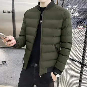 Куртка-бомбер, мужская демисезонная легкая куртка, бейсбольная куртка, мужская уличная одежда, Корейское модное пальто, 2022, Новые тенденции, приталенный крой