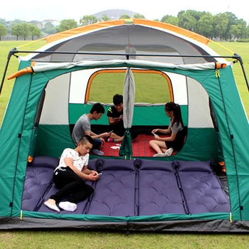 Уличная двухэтажная водонепроницаемая палатка Four Seasons для пикника на 8-12 человек, большая палатка для кемпинга