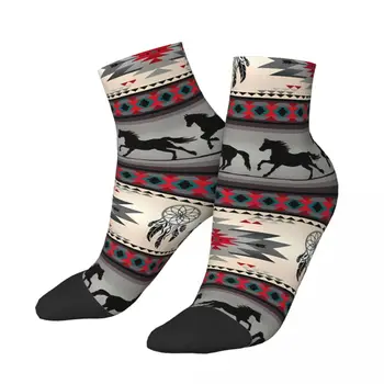 Классический дизайн, носки до щиколотки Horse The Pretty Horses, мужские и женские Летние чулки в стиле хип-хоп