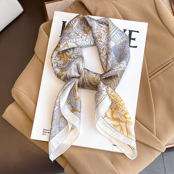 Новый смешанный модный стиль, маленький квадратный шарф, женский осенне-зимний теплый шарф в корейском стиле, шаль, профессиональный шарф