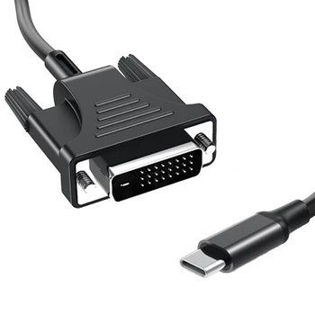 Кабель-адаптер USB C-DVI USB 3.1 Type C-разъем DVI 4K, Совместимый с Macbook Air, Кабель-адаптер 3.1-DVI (2 м)