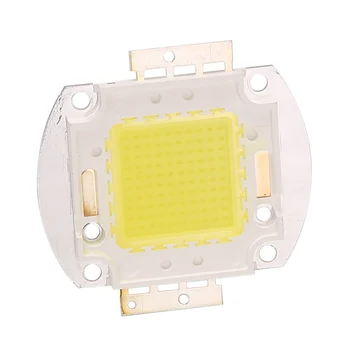 Светодиодный чип мощностью 100 Вт 7500ЛМ, белая лампочка, прожектор высокой мощности, встроенный DIY