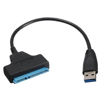 Cablecc Super speed 5 Гбит/с с USB 3.0 на SATA 22-контактный кабель-адаптер для 2,5 