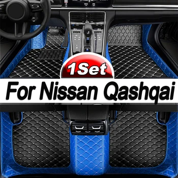 Изготовленные на Заказ 3D Автомобильные Коврики для Nissan Qashqai 2020-2023 2016-2019 TIIDA 2011-2023 Аксессуары Для Интерьера Из Искусственной Кожи