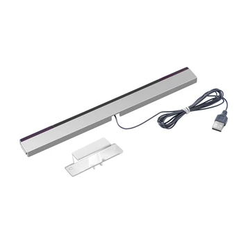 Игровые аксессуары Для Wii Sensor Bar Проводные Приемники IR Signal Ray Замена USB-Штекера Sensor Bar Reciever Для WII/WIIU
