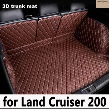 Кожаные коврики в багажник автомобиля для Land Cruiser 200 2017 2018 Защита от грязи, аксессуары для защиты грузового лайнера, коврики
