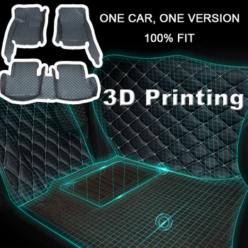 Автомобильные коврики из искусственной кожи на заказ для Audi Q3 Sportback 2020-2023 годов выпуска, Детали интерьера, автомобильные аксессуары