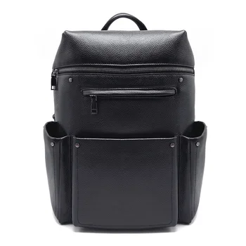 2024 Новый модный бренд из натуральной коровьей кожи, мужской рюкзак большой емкости, сумка для обуви, рюкзак для ноутбука, сумка для компьютера
