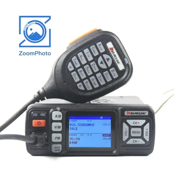 Двухдиапазонная мини-автомобильная мобильная радиостанция BJ-318 мощностью 25 Вт 400-470 МГц и 136-174 МГц