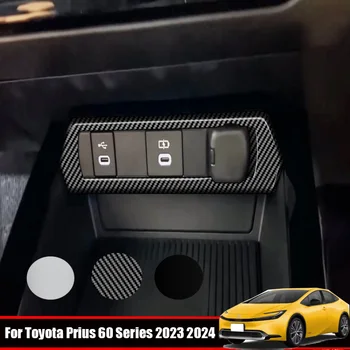 Для Toyota Prius 60 Серии 2023 2024 ABS microUSB Прикуриватель С Блестками Панель Переключателя Декоративная Накладка Автомобильные Аксессуары