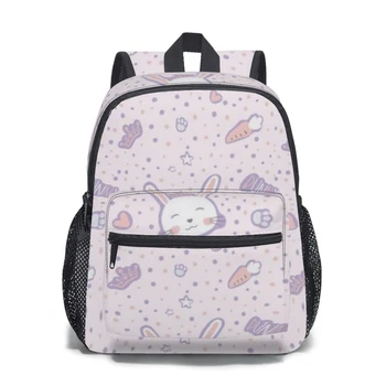 2023 Детский рюкзак, школьная сумка для малышей, милые лапки кролика, сумка для детского сада для девочек и мальчиков