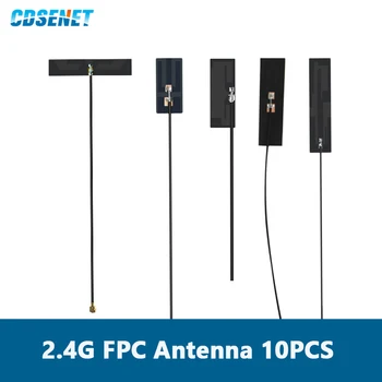 CDSENET 10 шт./лот 2.4G 5.8G FPC Антенна IPX 2dBi Малого Размера Для Беспроводного Модуля Smart Industry Серии 2.4G FPC Антенн