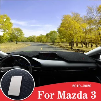 Для Mazda 3 2019 2020 Чехлы Для Приборной панели Автомобиля Коврик Для Защиты От Света Солнцезащитный Козырек Коврик Для Приборной Панели Ковры Анти-УФ Аксессуары