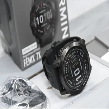 СУПЕР СКИДКА 100% Оригинальные GPS-часы GARMINS Fenix 6X 6S Pro Solar Edition Sapphire Multi sport черного цвета