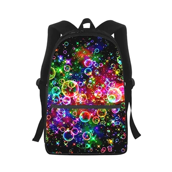 модный Художественный радужный Мужской Женский рюкзак с 3D принтом, модная студенческая школьная сумка, рюкзак для ноутбука, детская дорожная сумка через плечо