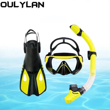 Ласты для плавания Oulylan Ласты для дайвинга Очки для подводного плавания Снаряжение для подводного плавания Набор ласт для подводного плавания Ласты для взрослых