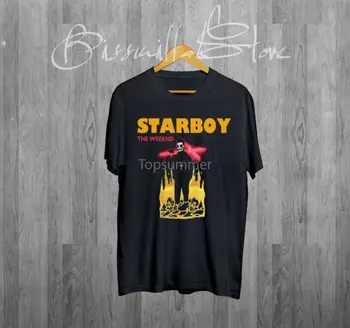 Футболка The Weeknd Starboy Tour, черный топ, футболка Legend Of The Fall, Великобритания, Лондон, Xo