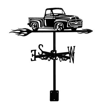 Дизайн флюгера для пикапов, индикатор ориентации автомобиля в стиле ретро, инструмент для измерения флюгера, флюгер для крепления на крыше
