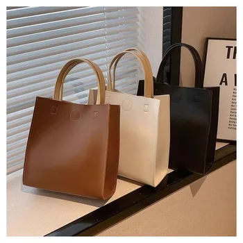 Роскошная дизайнерская классическая сумка большой емкости, стильная Высококачественная кожаная сумка для покупок, сумка через плечо