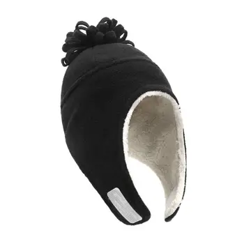 Детская зимняя шапка-ушанка с плюшевой подкладкой для осенне-зимних прогулок на свежем воздухе, мягкая теплая ветрозащитная шапочка для младенцев