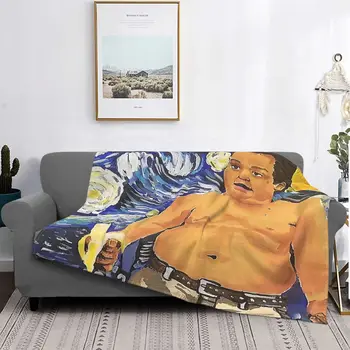 Флисовое весенне-осеннее портативное теплое одеяло Banana Fat Boy Gibby для дома и путешествий