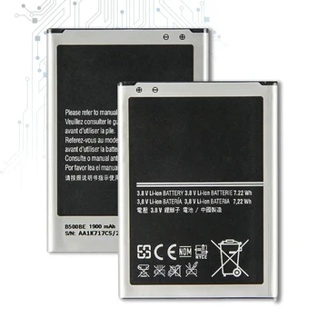 Аккумулятор B500BE B500AE Для Samsung GALAXY S4 Mini I9190 I9192 I9195 I9198 S4Mini 1900 мАч