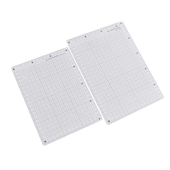 Прозрачная линейка формата А4 А5 Студенческий блокнот для письменного стола Сетка из ПВХ Коврики для шитья и резки Планшет для рисования Измерительные принадлежности