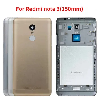 Задняя крышка для Xiaomi Redmi Note 3 150 мм дверной корпус чехол для Redmi Note3 Pro Крышка батарейного отсека с кнопками регулировки громкости питания