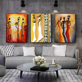 Африканская женщина Классические Винтажные Картины с бриллиантами, Сделай сам, Полная вышивка стразами, Мозаичная картина для девочек, Наборы для вышивки крестом AA4418