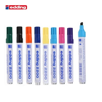 Германия Edding 2200 Лабораторный маркер Масляная картонная Пластиковая маркерная ручка Краска Маркерная ручка 1ШТ