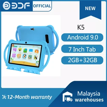 2024 K5 Новая Глобальная версия 7-дюймового планшета Android 2 ГБ + 32 ГБ ROM 4000 мАч Android 9,0 Bluetooth WIFI Планшеты PC Childs tablet study