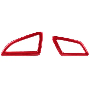 Наклейка для отделки крышки вентиляционного отверстия на приборной панели для Honda Civic 10-го поколения 2016-2020 -Красный