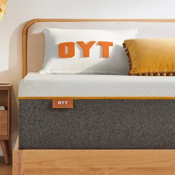 Полноразмерный матрас OYT, 10-дюймовый Гелевый Матрас с эффектом памяти Full Bed в коробке с сертифицированной в США пеной CertiPUR для поддержания сна
