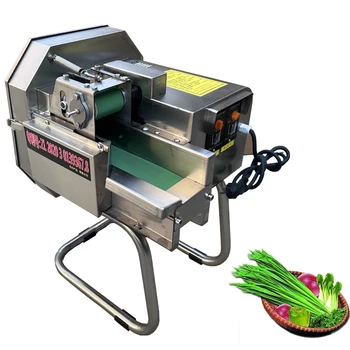 Коммерческий станок для резки овощей, Многофункциональная Электрическая машина для нарезки лука, столовая Овощерезка, Измельчитель