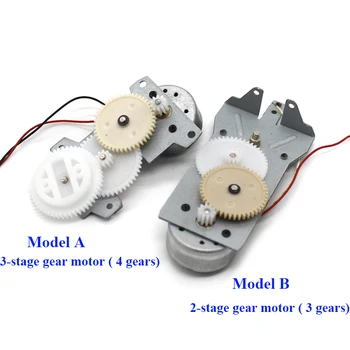 Мотор-редуктор Micro Panel Type 300 постоянного тока 3 В 40 об / мин / 250 об / мин С низкой скоростью вращения, 2-ступенчатый / 3-ступенчатый мотор-редуктор
